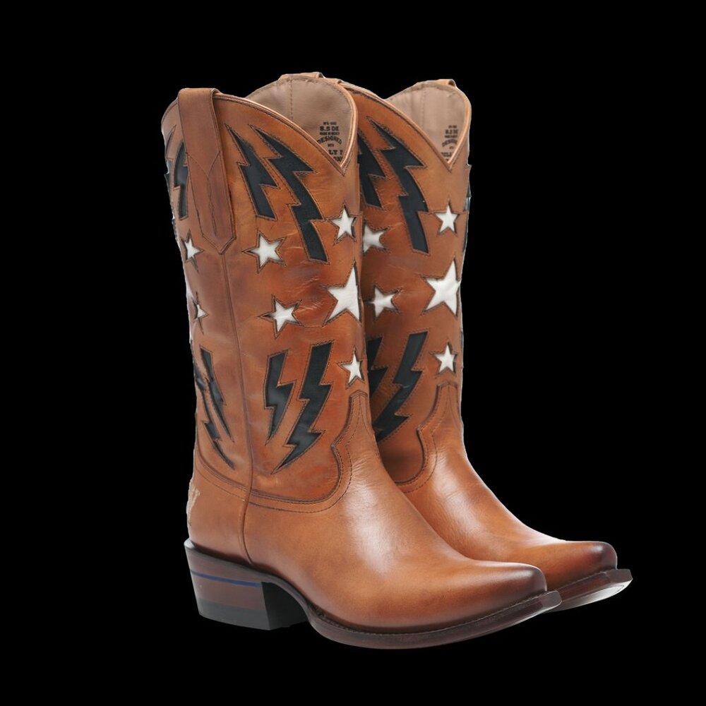 Alvies Women's The BFG II Western Boot - Whiskey Runner - MSRP $549
